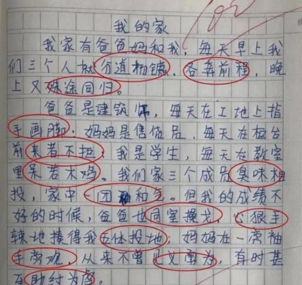 米乐官方网站小学生作文小学生最简短作文小学生作文《我讨厌我的爸爸》让人感触颇深反