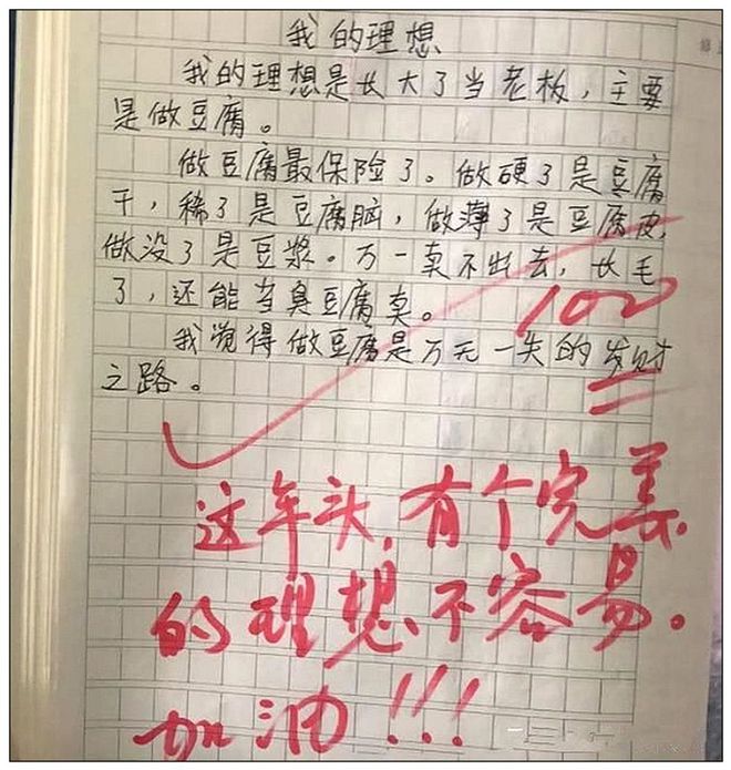 米乐官方网站万能初中作文模板小学生作文有趣的小学生作文盘点小学生“奇葩作文”一个